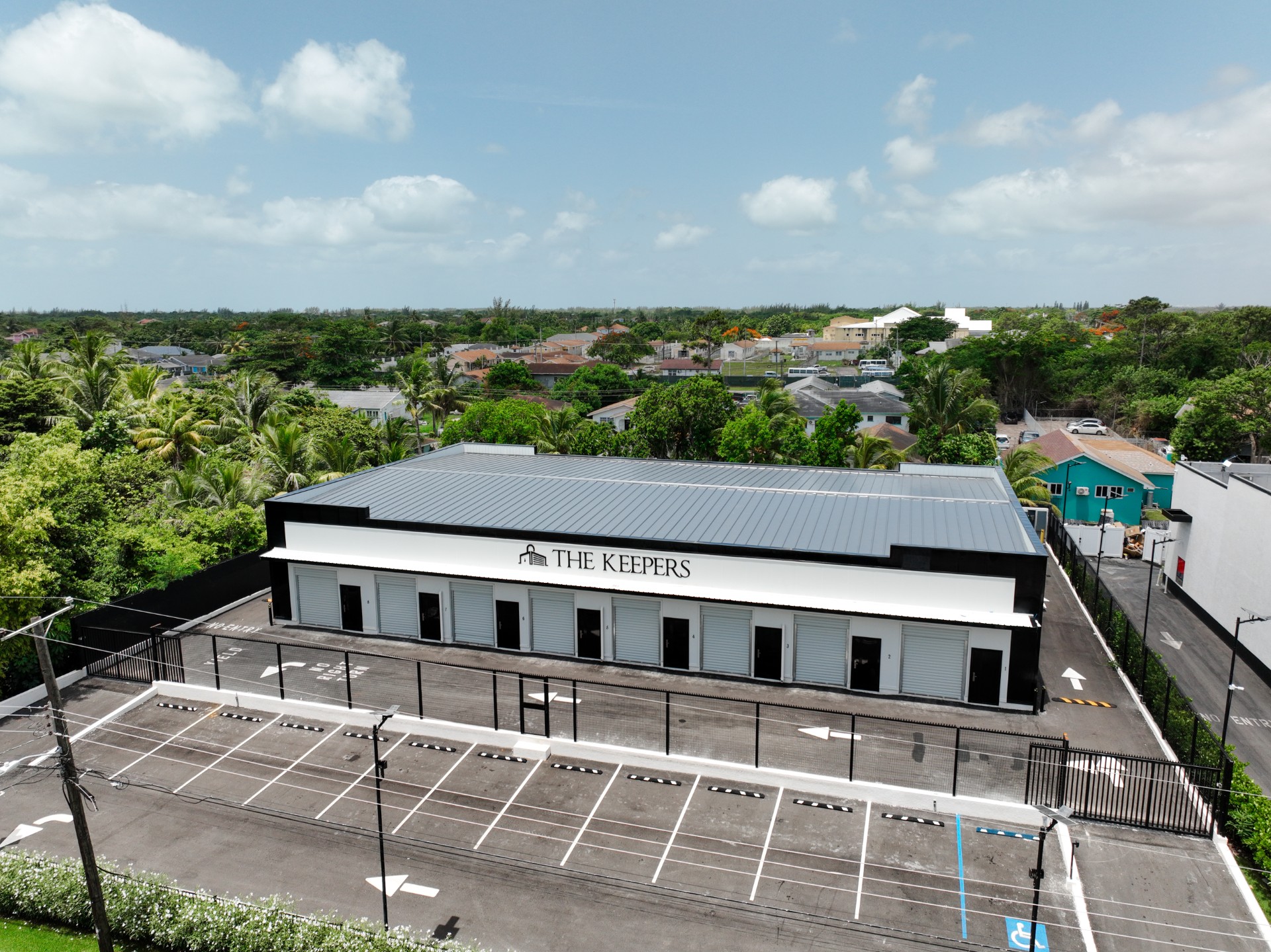 The Keepers — aerial view, Carmichael Road