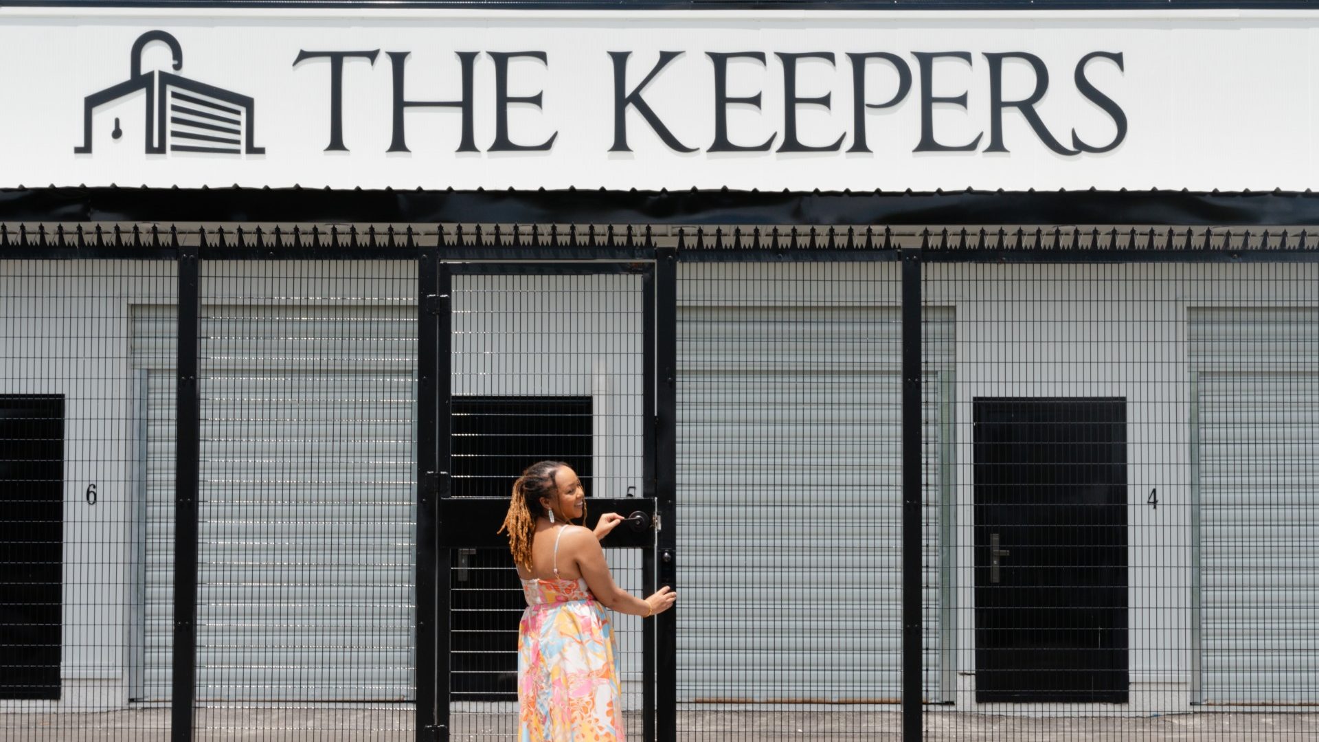 The Keepers storage units Gated Entrance